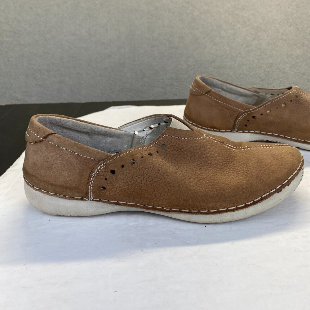 Josef Seibel Fergey Women's Size 38 Brown Leather Slip On Loafers,Comfort - Picture 16 of 16